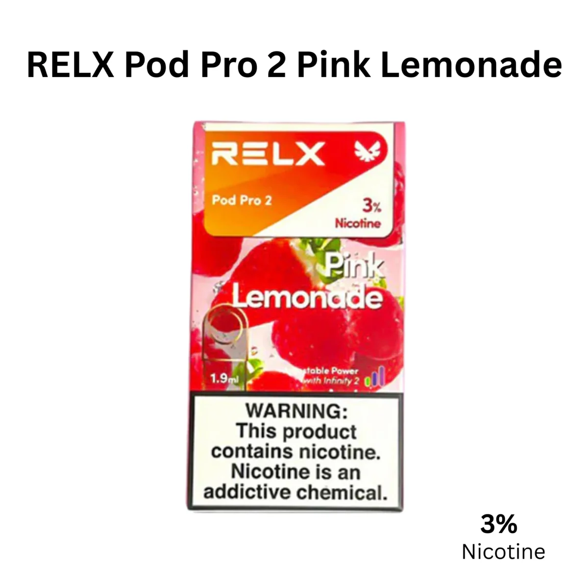 RELX Pod Pro 2 Pink Lemonade 3% RELX Pod Pro 2 Pink Lemonade 3%