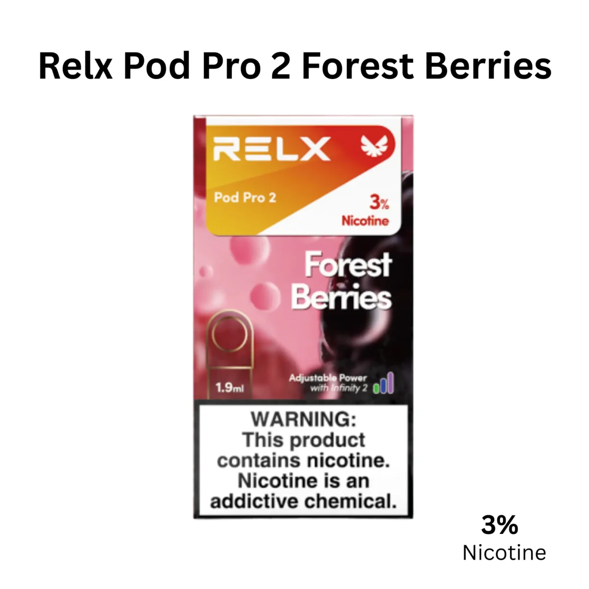 RELX Pod Pro 2 Forest Berries 3% - Buy in Dubai & UAE RELX Pod Pro 2 Forest Berries 3% - Buy in Dubai & UAE