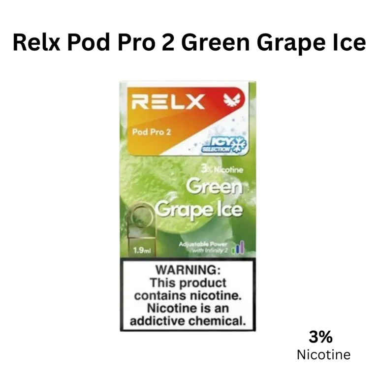 RELX Pod Pro 2 Green Grape Ice 3%