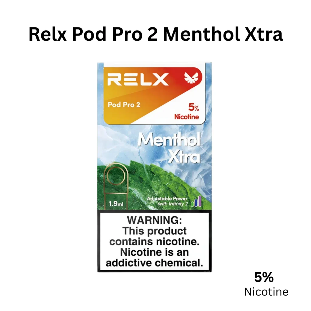 Best RELX Pod Flavors in 2026: Top 10 Ranked by Real Users 6 RELX Pod Pro 2 Menthol Xtra 5%