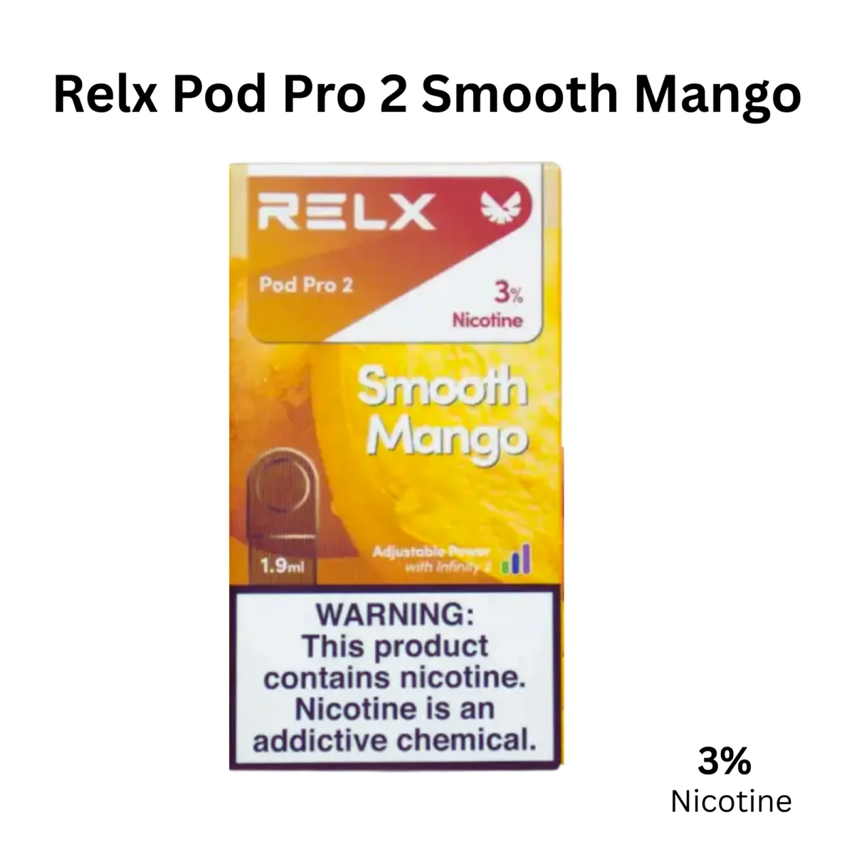 RELX Pod Pro 2 Smooth Mango (3%)