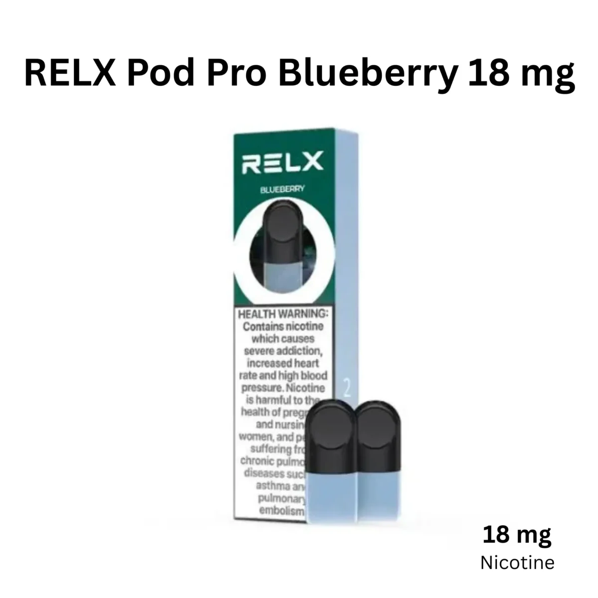 RELX Pod Pro Blueberry 18 mg RELX Pod Pro Blueberry 18 mg