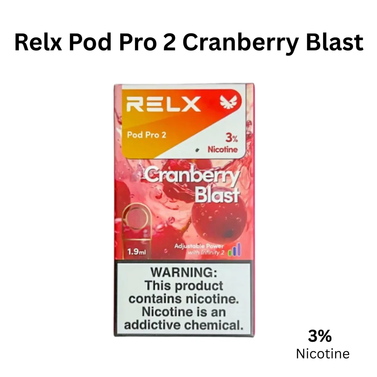 Relx Pod Pro 2 Cranberry Blast 3%