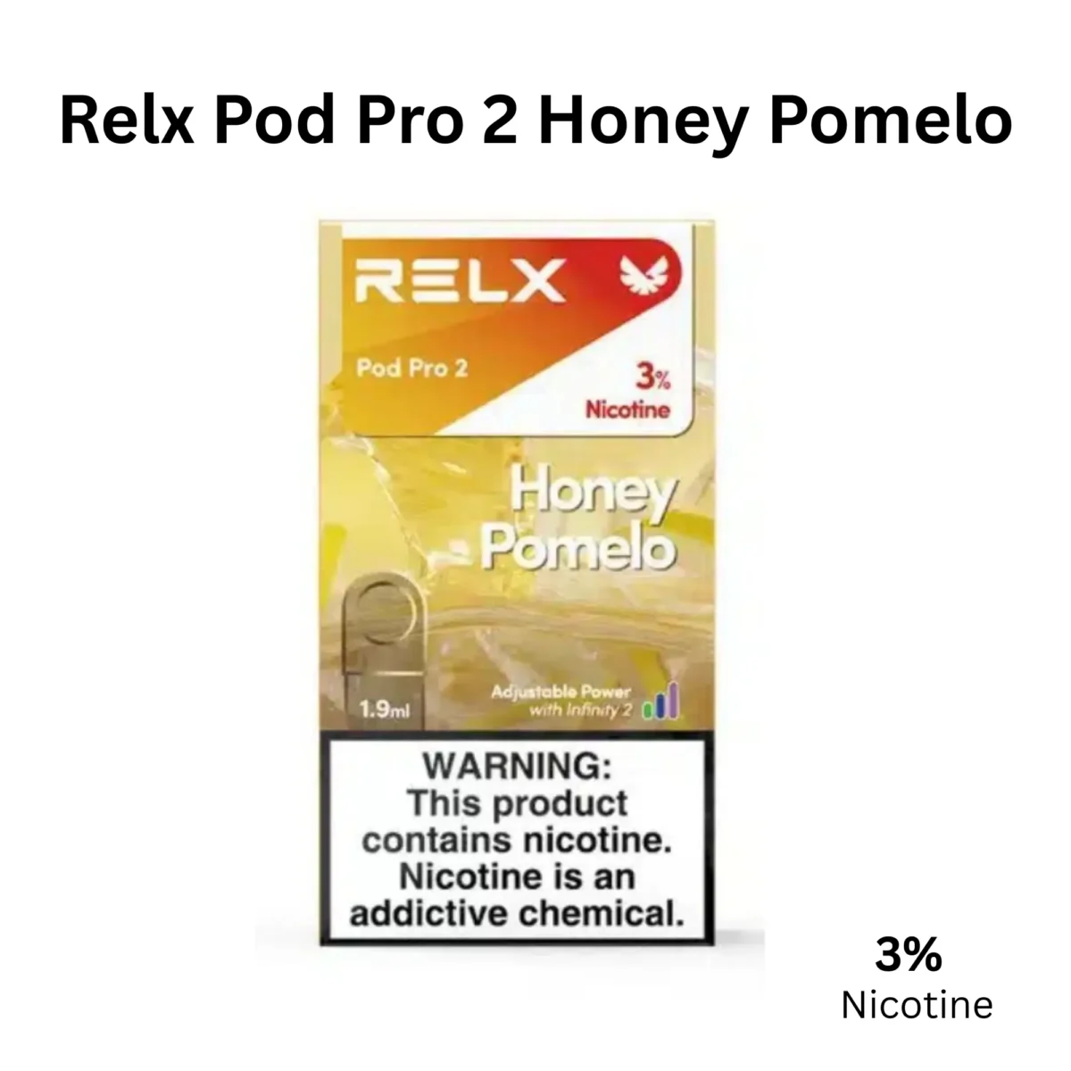 Relx Pod Pro 2 Honey Pomelo 3% Relx Pod Pro 2 Honey Pomelo 3%