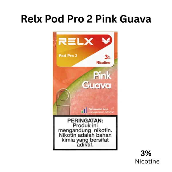 Relx Pod Pro 2 Pink Guava 3%