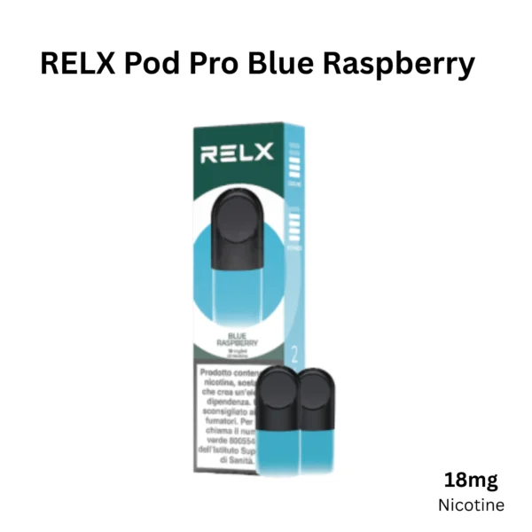 Buy Relx Pod Pro Blue Raspberry 18mg in UAE