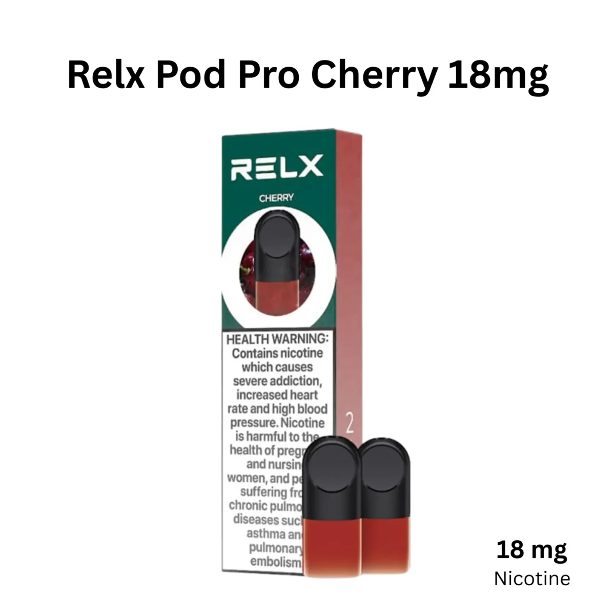 Relx Pod Pro Cherry 18mg