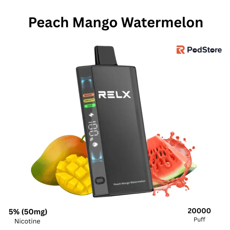 RELX Ace Peach Mango Watermelon Disposable Vape