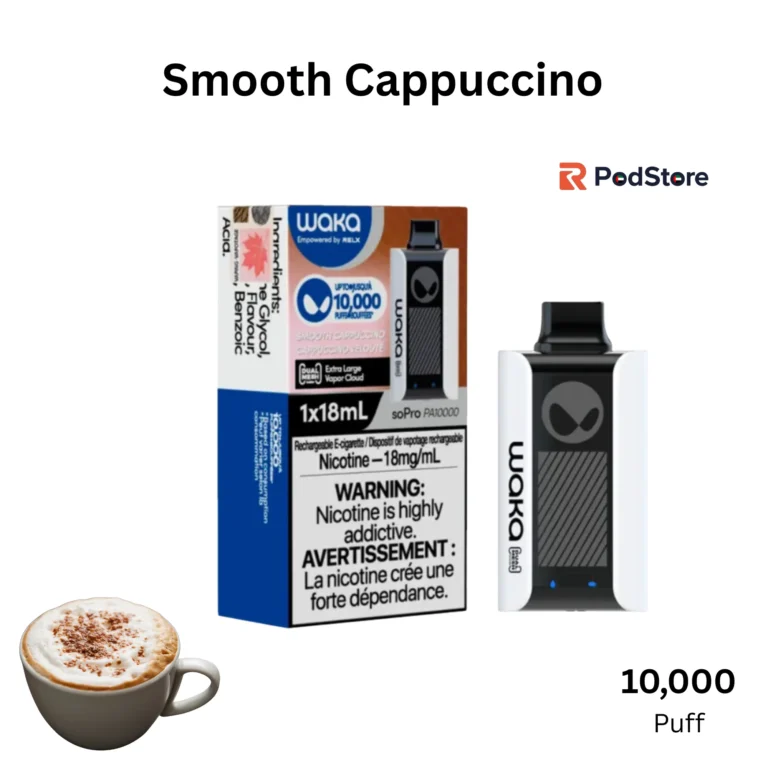 Smooth Cappuccino WAKA SoPro 10000 PUFFS