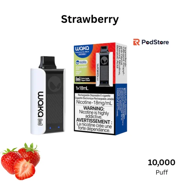 Strawberry WAKA SoPro 10000 PUFFS