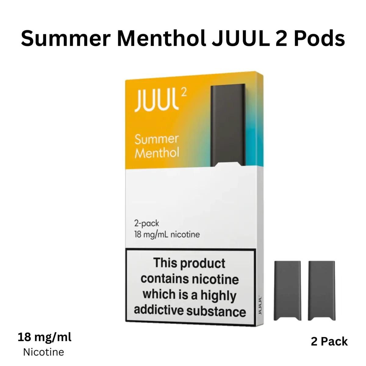 Summer Menthol JUUL 2 pods