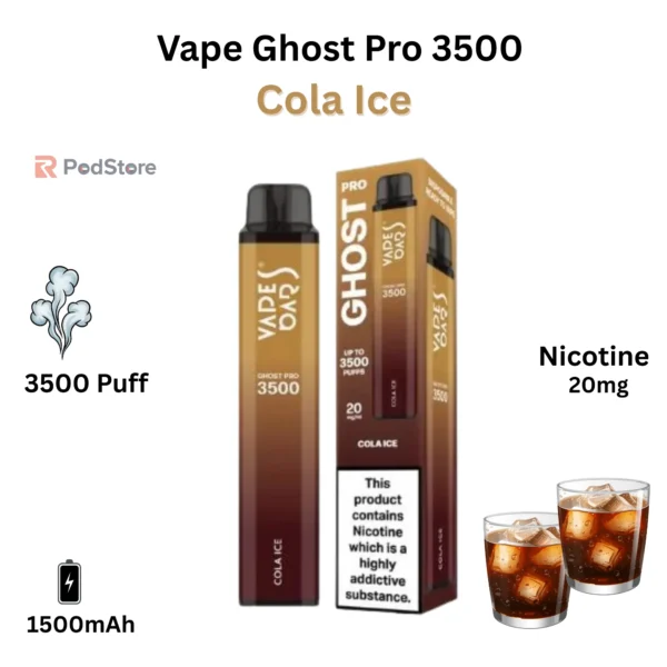 Vape Ghost Pro 3500 Cola Ice