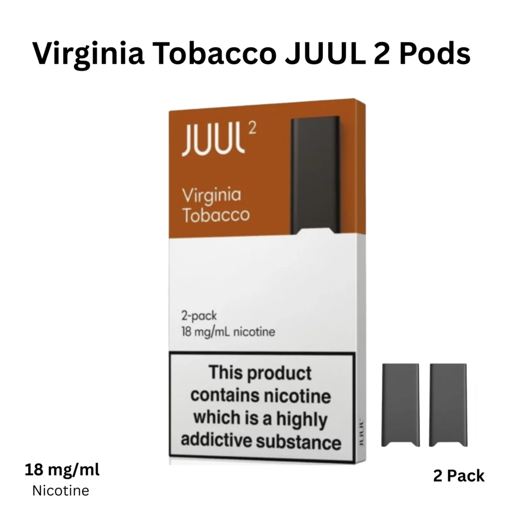JUUL 2 Virginia Tobacco Review: Flavor, Throat Hit & Real Cigarette Feel 2 Virginia Tobacco JUUL 2 Pods