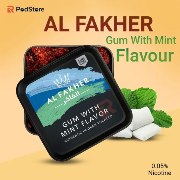 Al Fakher Gum with Mint Shisha Tobacco