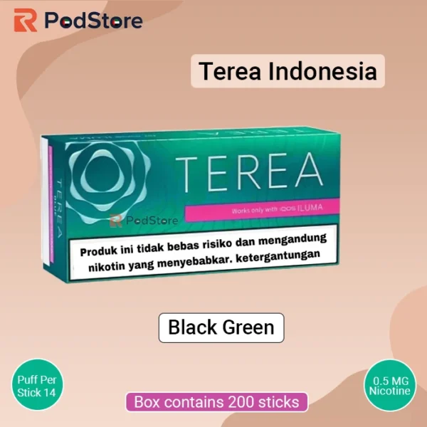 IQOS TEREA Black Green Indonesia