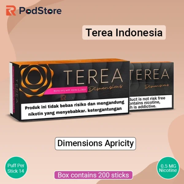 IQOS TEREA Dimensions Apricity Indonesia