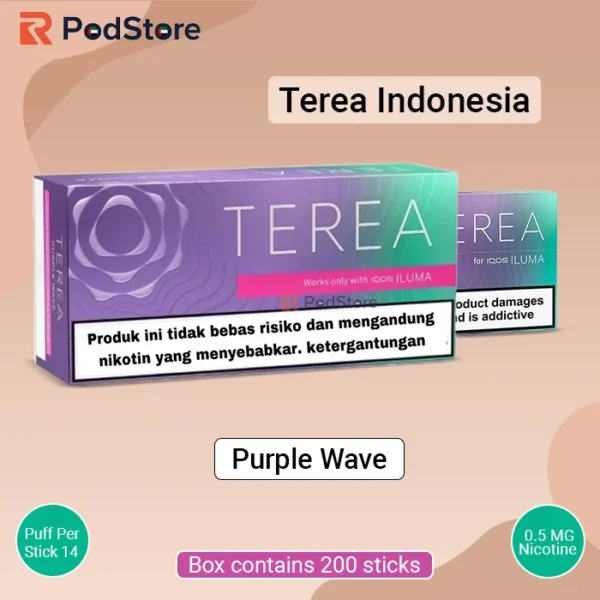 IQOS TEREA Purple Wave Indonesian