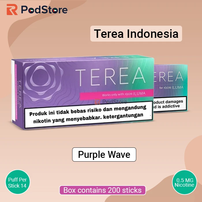 IQOS TEREA Purple Wave Indonesian
