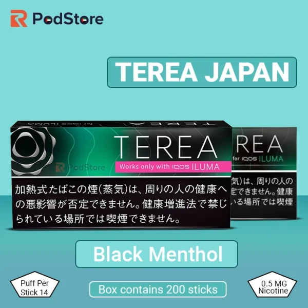 IQOS Terea Black Menthol Japan