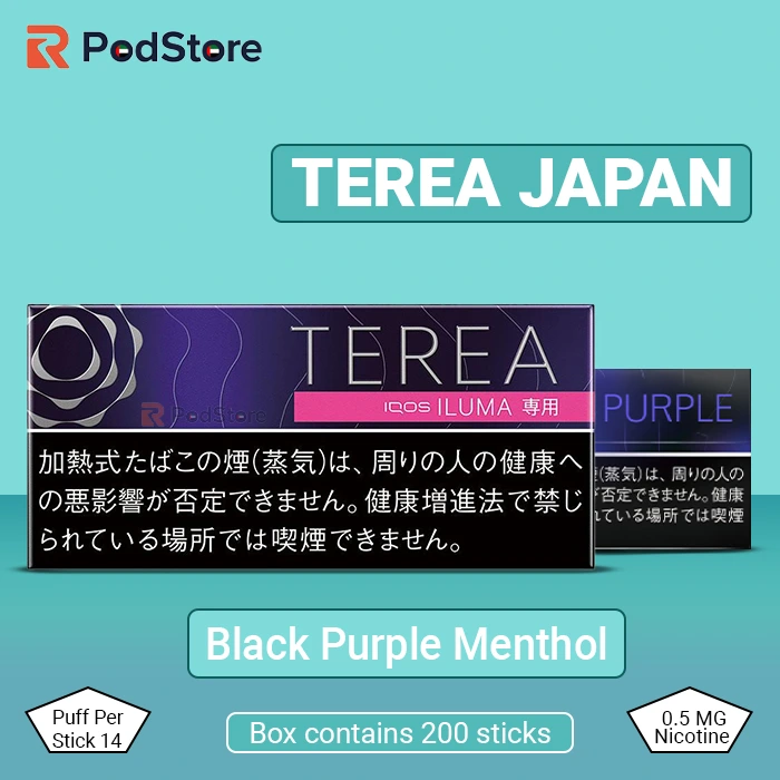 IQOS Terea Black Purple Menthol Japan