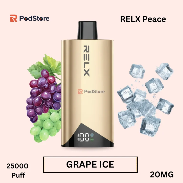 Relx Peace 25000 puff Grape Ice