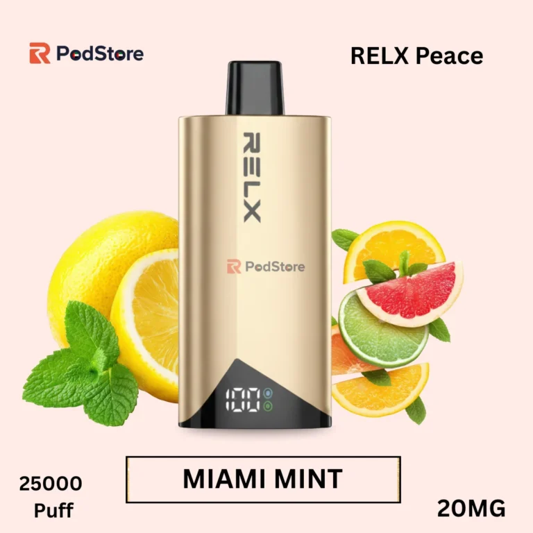 RELX Peace 25000 puff Miami Mint