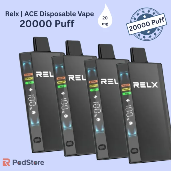 RELX Ace 20000 Puff Disposable Vape 20mg