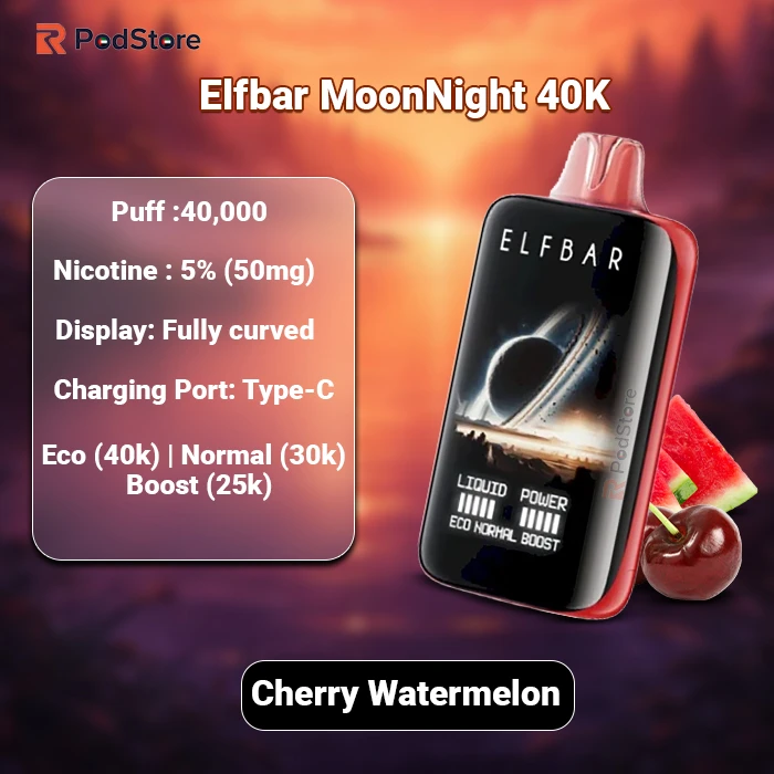 Elf Bar Moon Night Cherry Watermelon