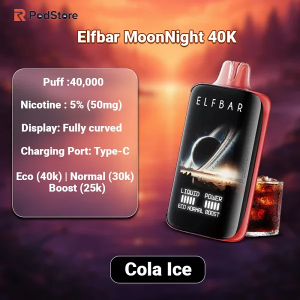 Elf Bar Moon Night Cola Ice