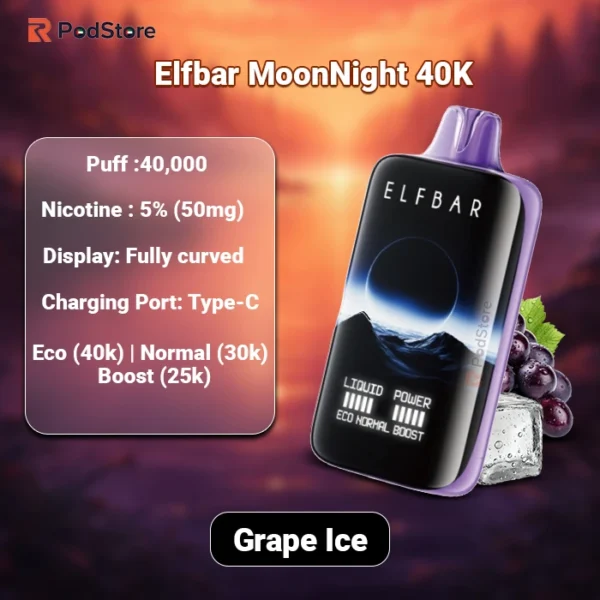 Elf Bar Moon Night Grape Ice
