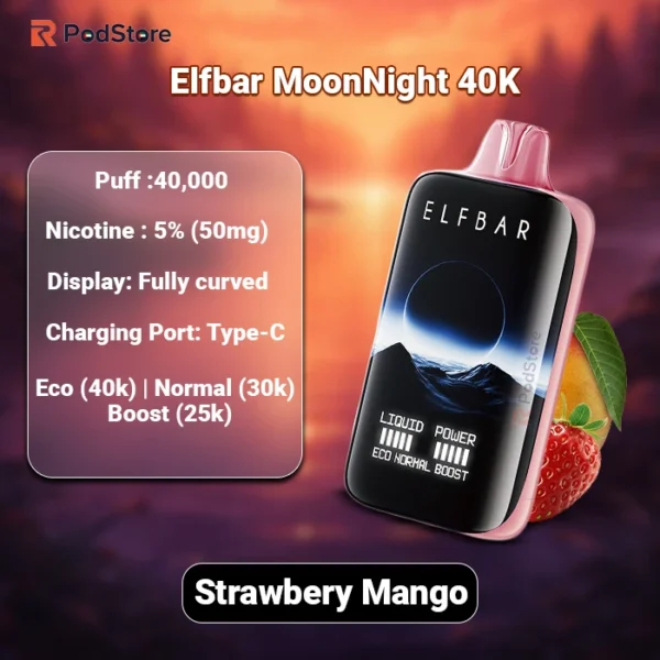 Elf Bar Moon Night Strawberry Mango