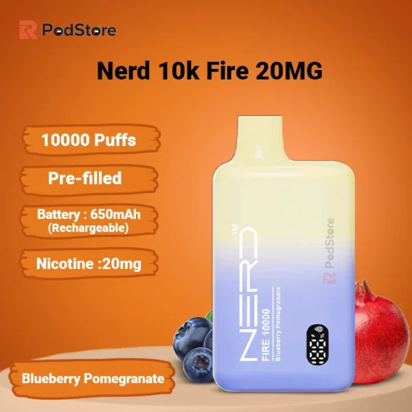 Nerd Fire Blueberry Pomegranate