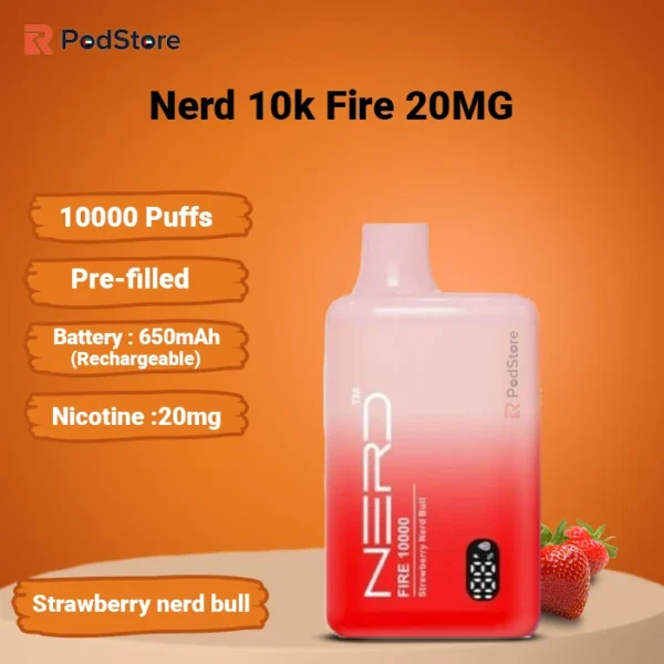 Nerd Fire Strawberry Nerd Bull