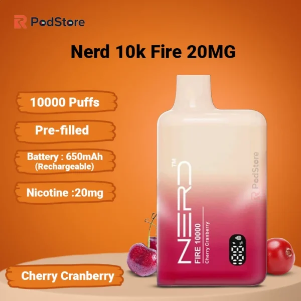 Nerd fire Cherry Cranberry