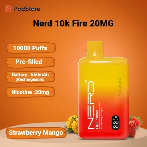 Nerd Fire Strawberry Mango