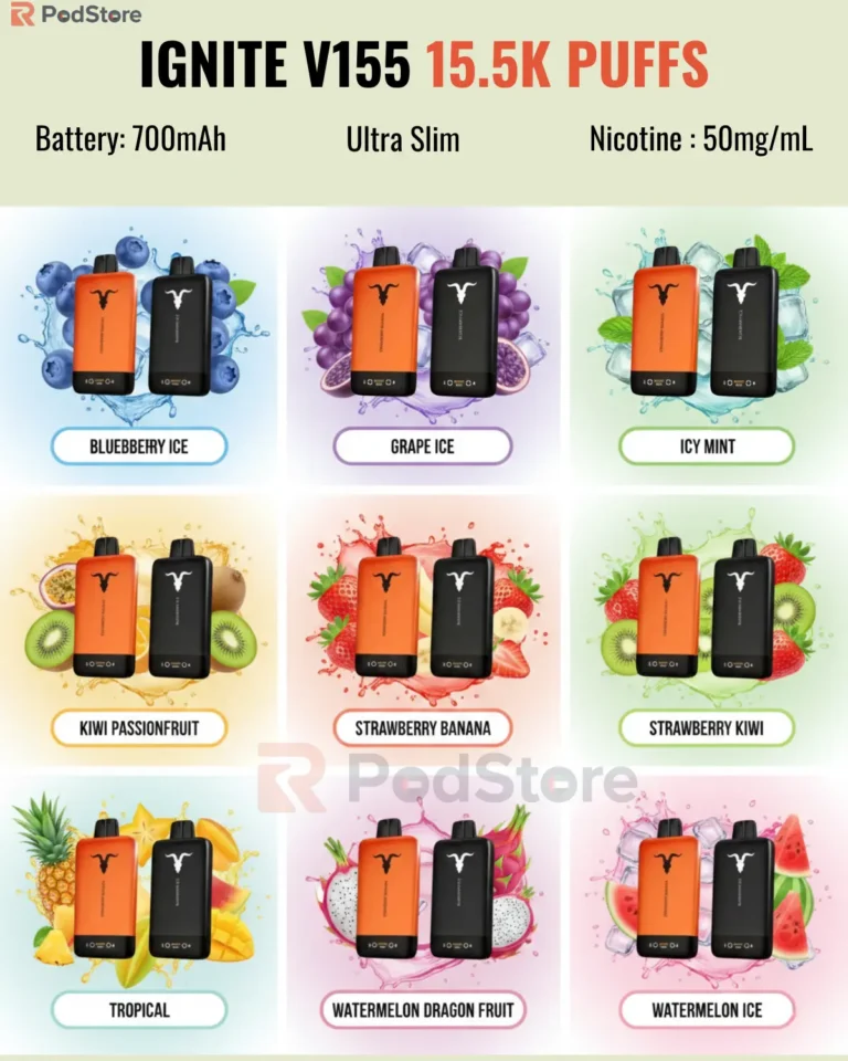 IGNITE V155 15500 Puffs