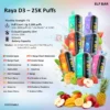 Raya D3 – 25K Puffs