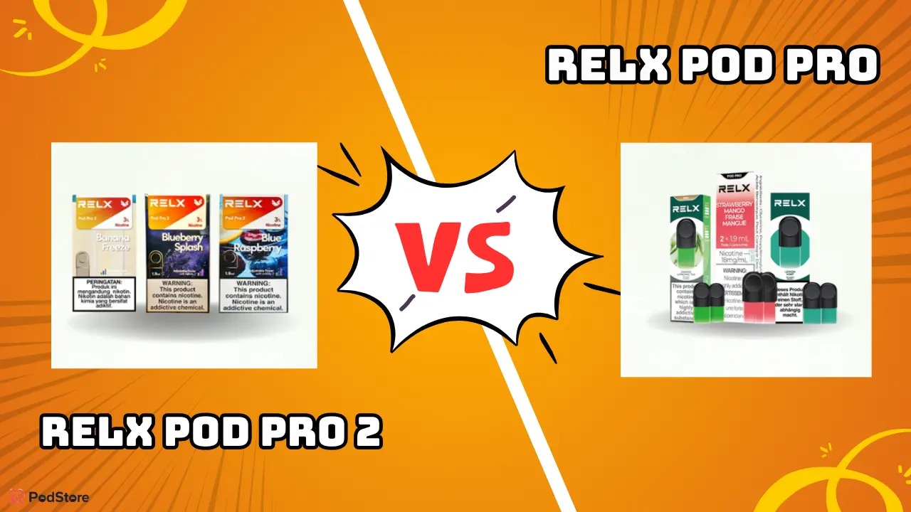RELX Pod Pro vs. RELX Pod Pro 2