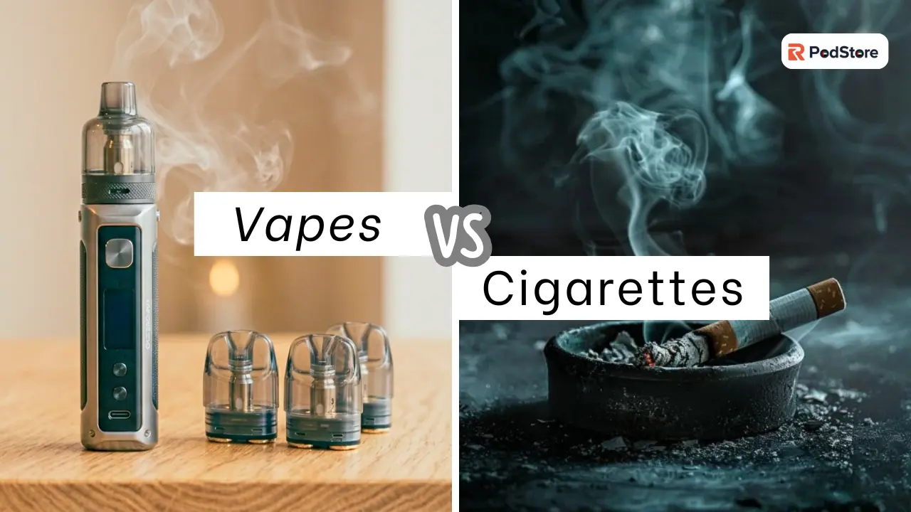 vapes vs. cigarettes
