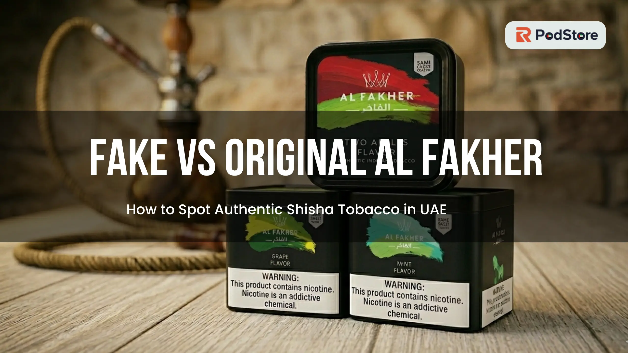 Fake vs. Original Al Fakher