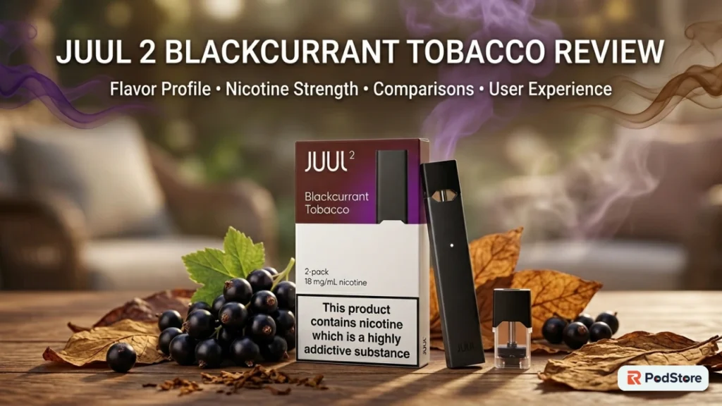 JUUL 2 Blackcurrant Tobacco review