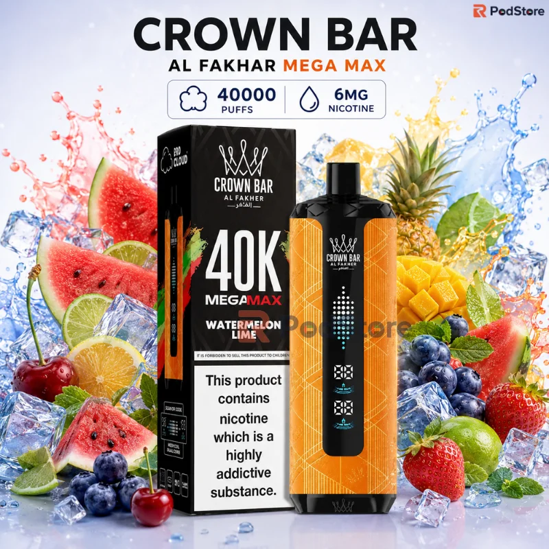 Al Fakher Mega Max 40000 Puffs Al Fakher Mega Max 40000 Puffs