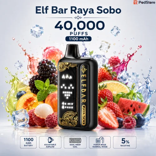 ELF BAR Raya Sobo 40K Puffs ELF BAR Raya Sobo 40K Puffs
