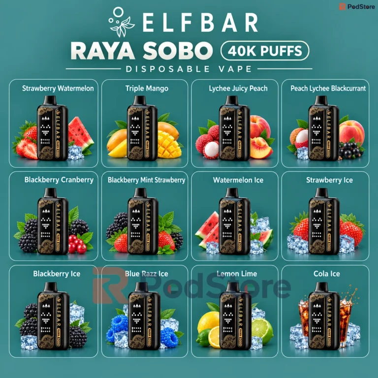 ELF BAR Raya Sobo 40K Puffs Disposable Vape