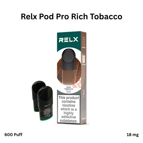 RELX Rich Tobacco Pod Pro 18mg Buy Online in UAE