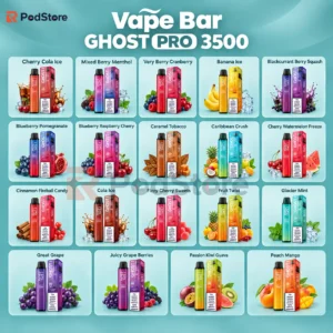 Vape Bar Ghost Pro 3500 Puffs 1 Vape Bar Ghost Pro 3500 Puffs