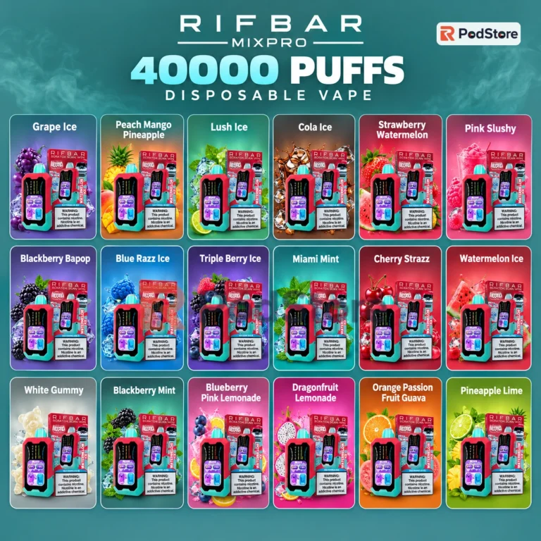 Rifbar Mixpro 40000 Puffs Disposable Vape