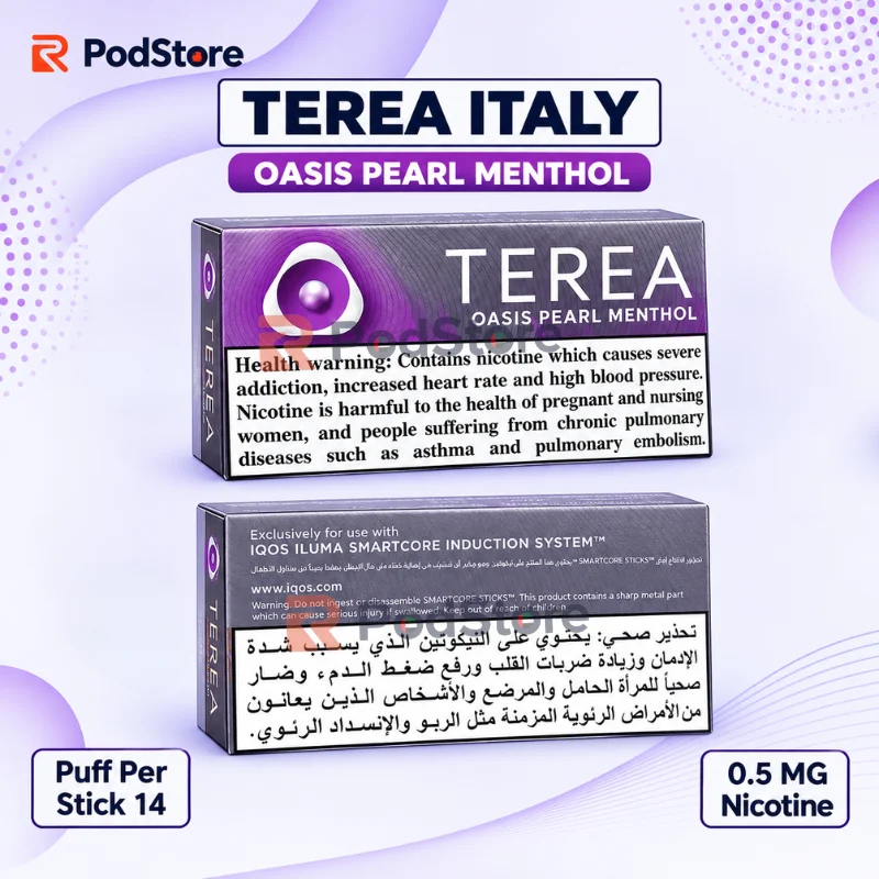 TEREA Oasis Pearl Menthol Italy TEREA Oasis Pearl Menthol Italy