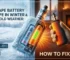 vape battery in winter and cold weather